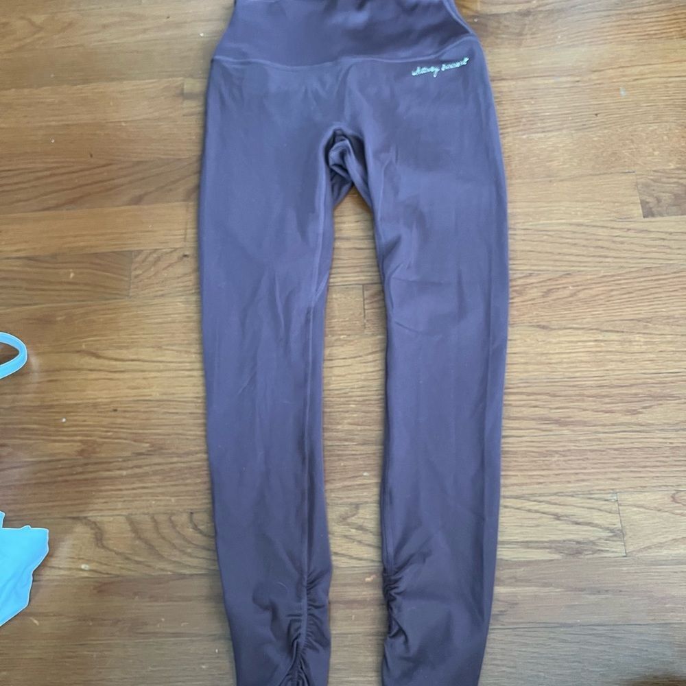 Gymshark x whitney Simmons brown leggings size small